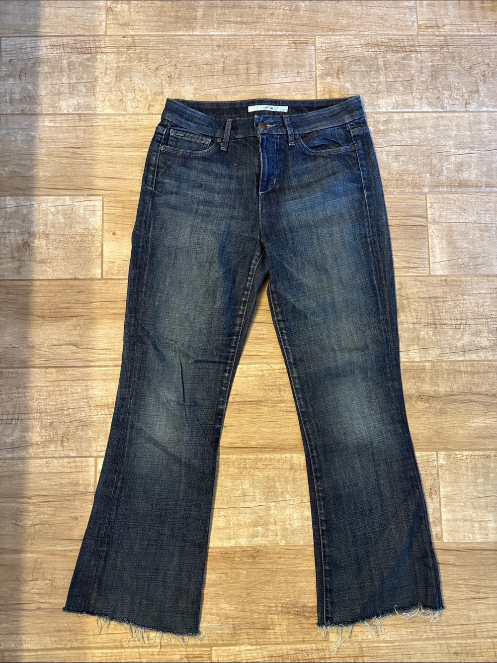 Joes Dark Wash Women's Jeans with Raw Hem